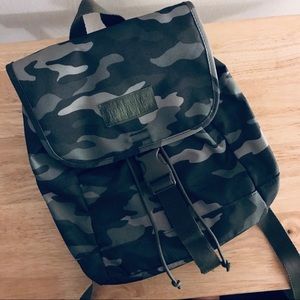 VS Pink camouflage mini backpack